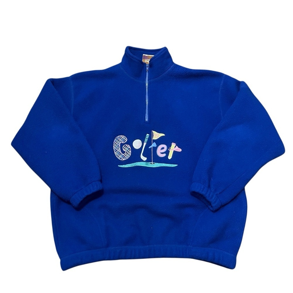 Vintage “Golfer” Embroidered Fleece & Jacket